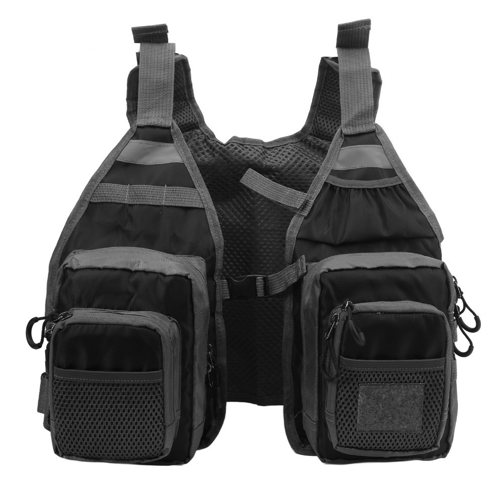 Fishing Vest - Colete de Pesca Leve com Múltiplos
