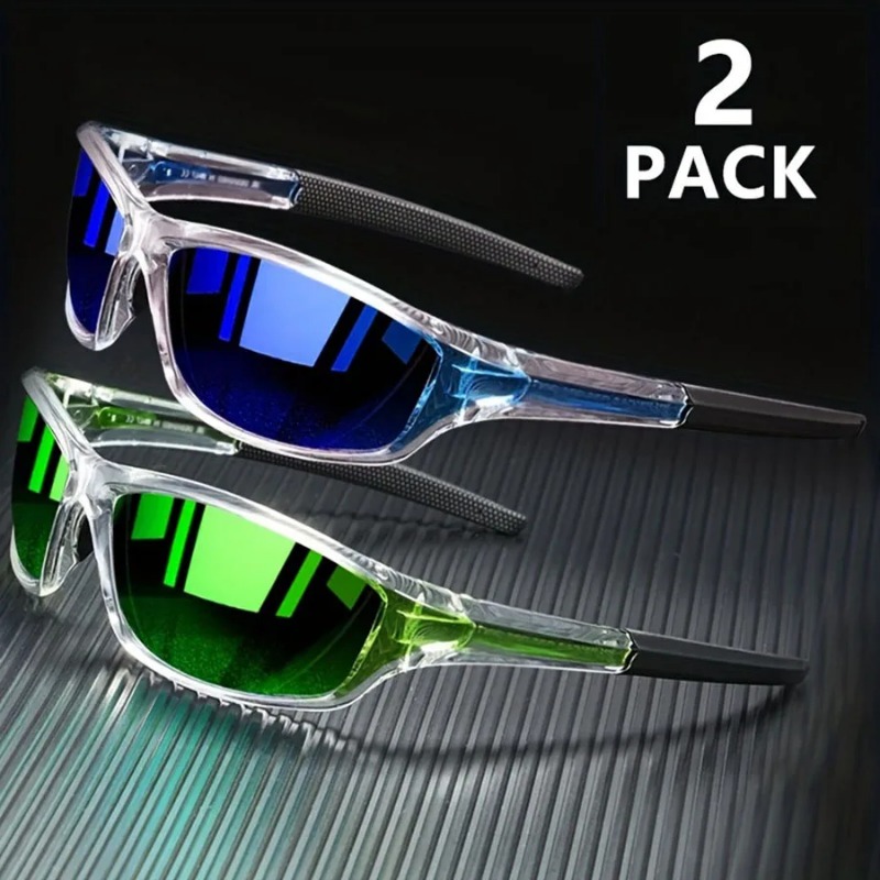 Fishing Sunglasses Polarized - 1/2PCS Óculos de Sol Esportivos para