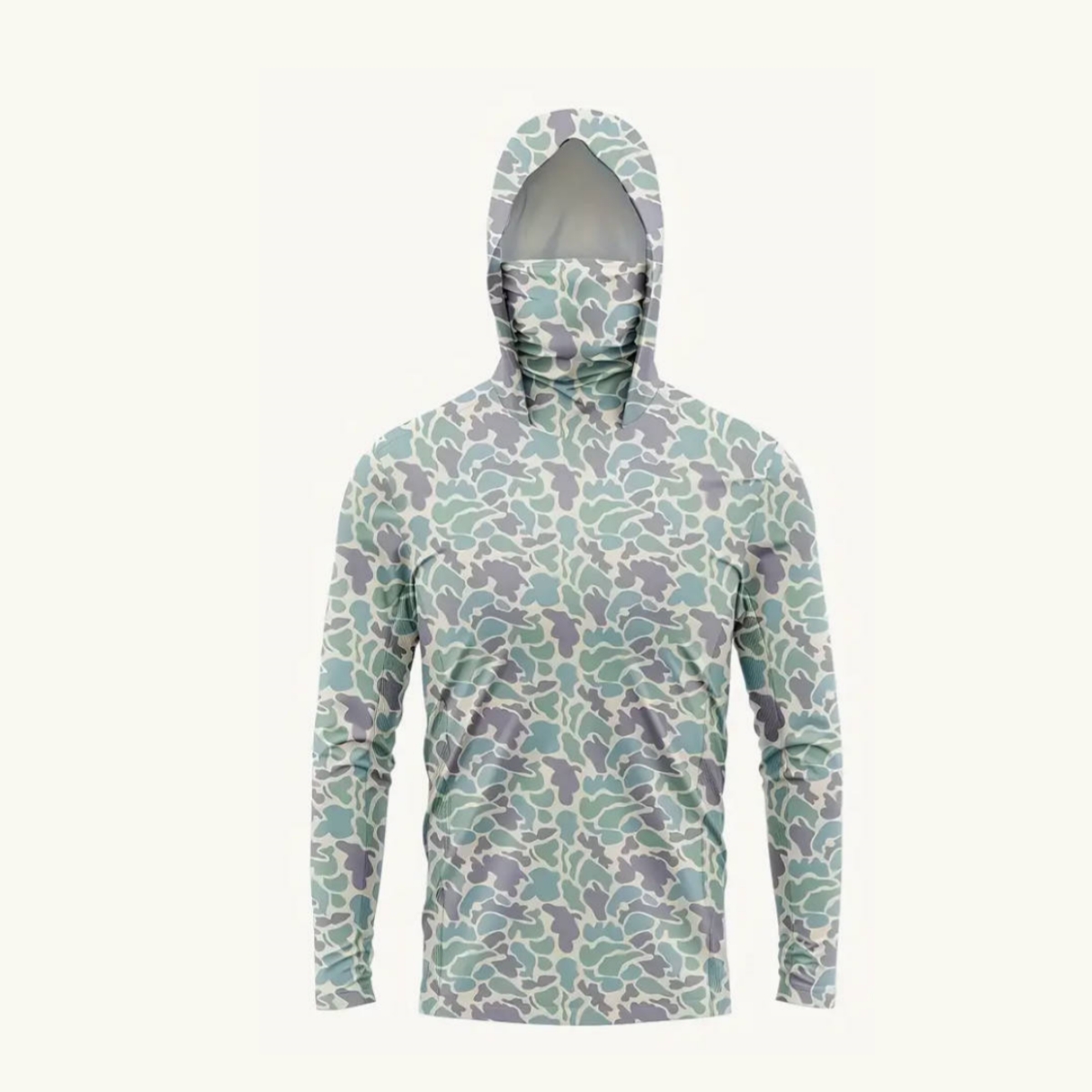 Fishing Mask Sun Protection - Camiseta masculina com proteção solar UPF50