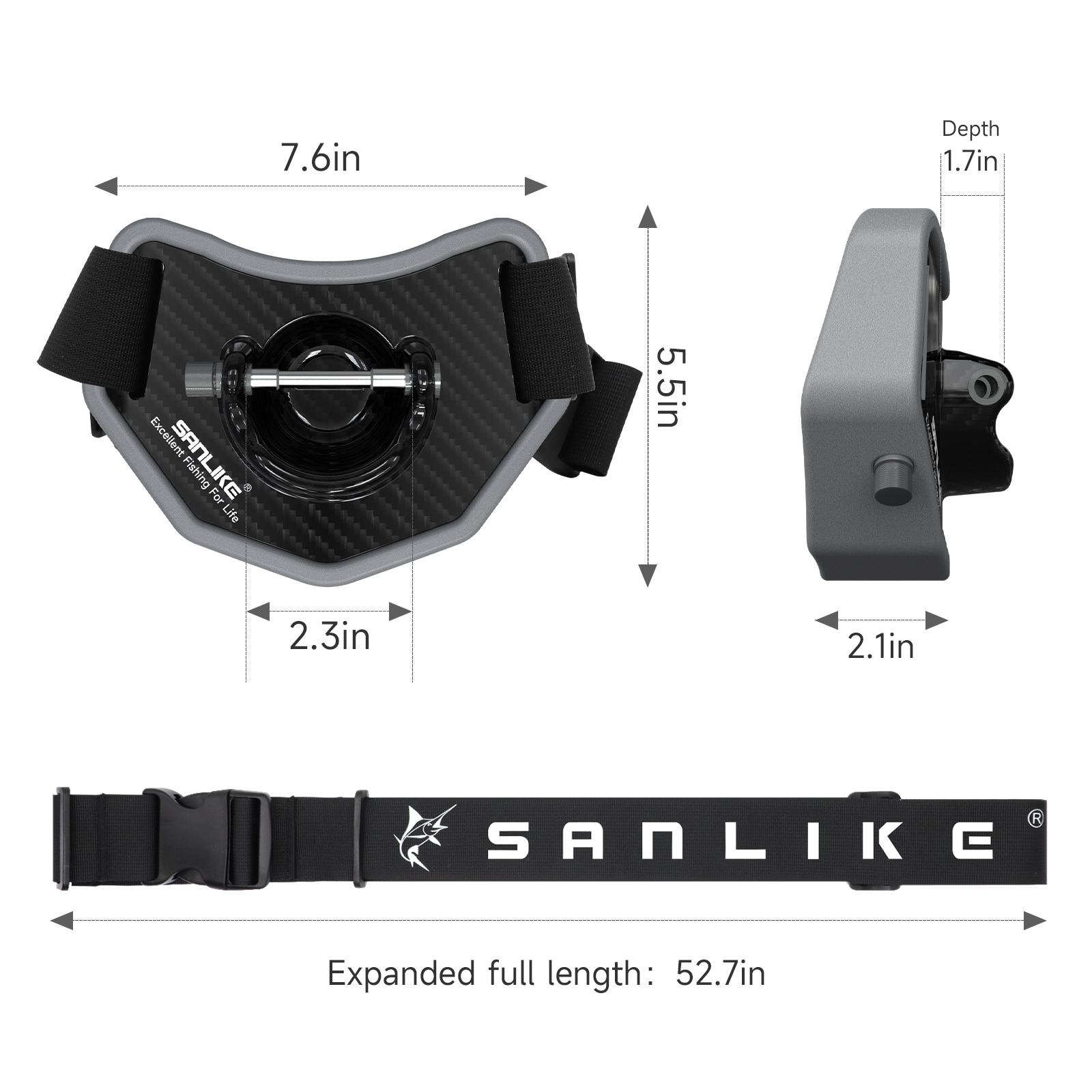 SANLIKE-Pesca Cinto De Luta, R - Fishing Belt avaliação e preço
