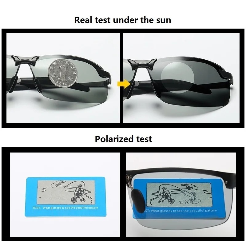 Óculos de Sol Polarizados Foto - Fishing Sunglasses Polarized avaliação e preço